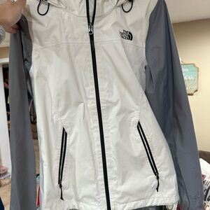 The North Face Women's White and Gray Jacket